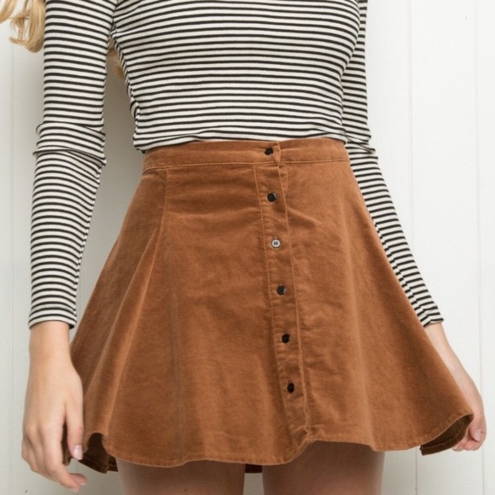 Brandy Melville Suede Skirt!